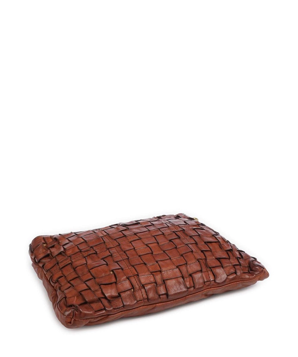 Borsa monospalla Edera Carla Campomaggi C040590ND X2273 Cognac - Pelletteria Allegrini