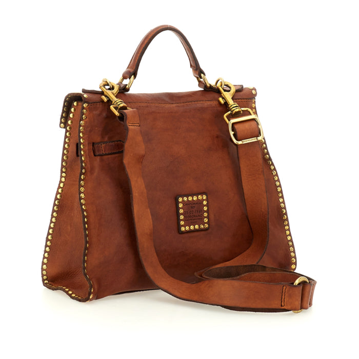 Borsa monospalla Ginevra-Kura Campomaggi C043940ND X0007 cognac