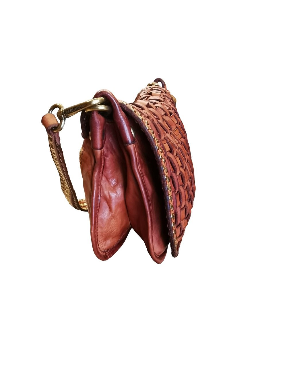 Borsa monospalla in pelle SOFIA BAG ANNIVERSARY Campomaggi C046470ND - X1755 215/500 Cognac - Pelletteria Allegrini