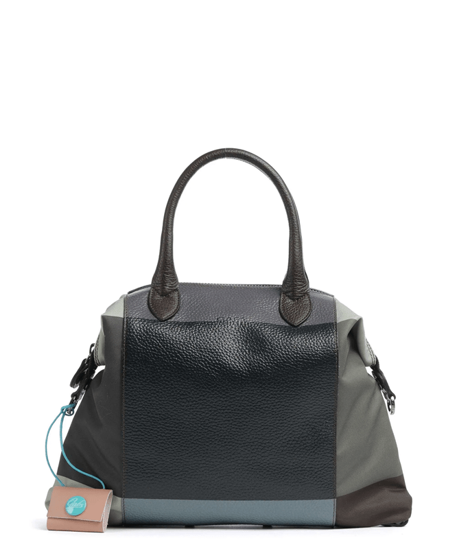 Borsa pelle/tessuto G3 Pop Gabs G000038T2 - X2667 Nero - Pelletteria Allegrini