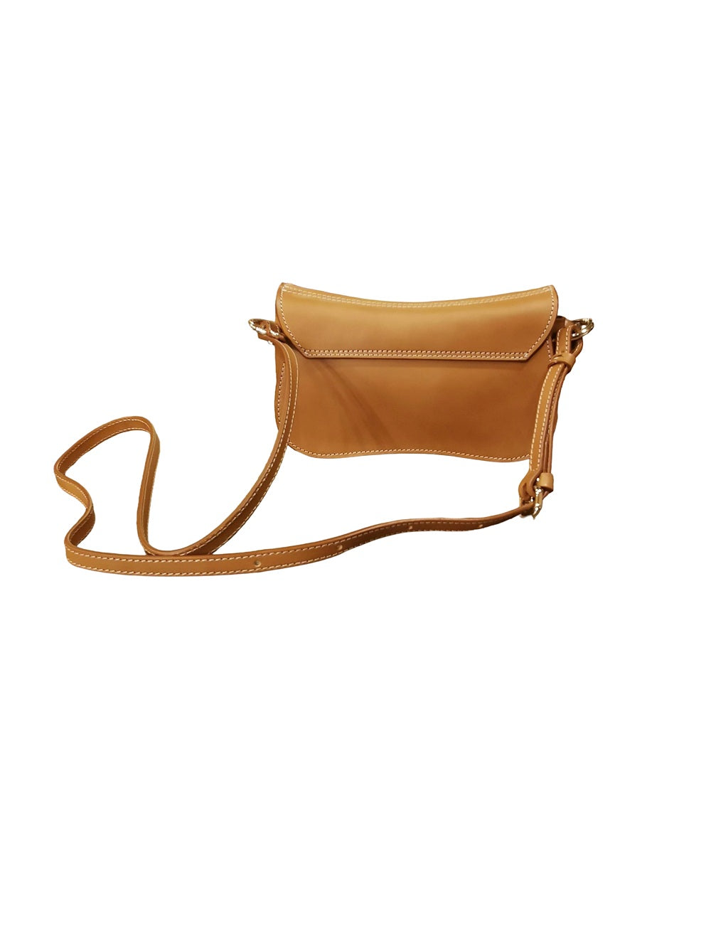 Small Leather Bag Boldrini 07653 Natural