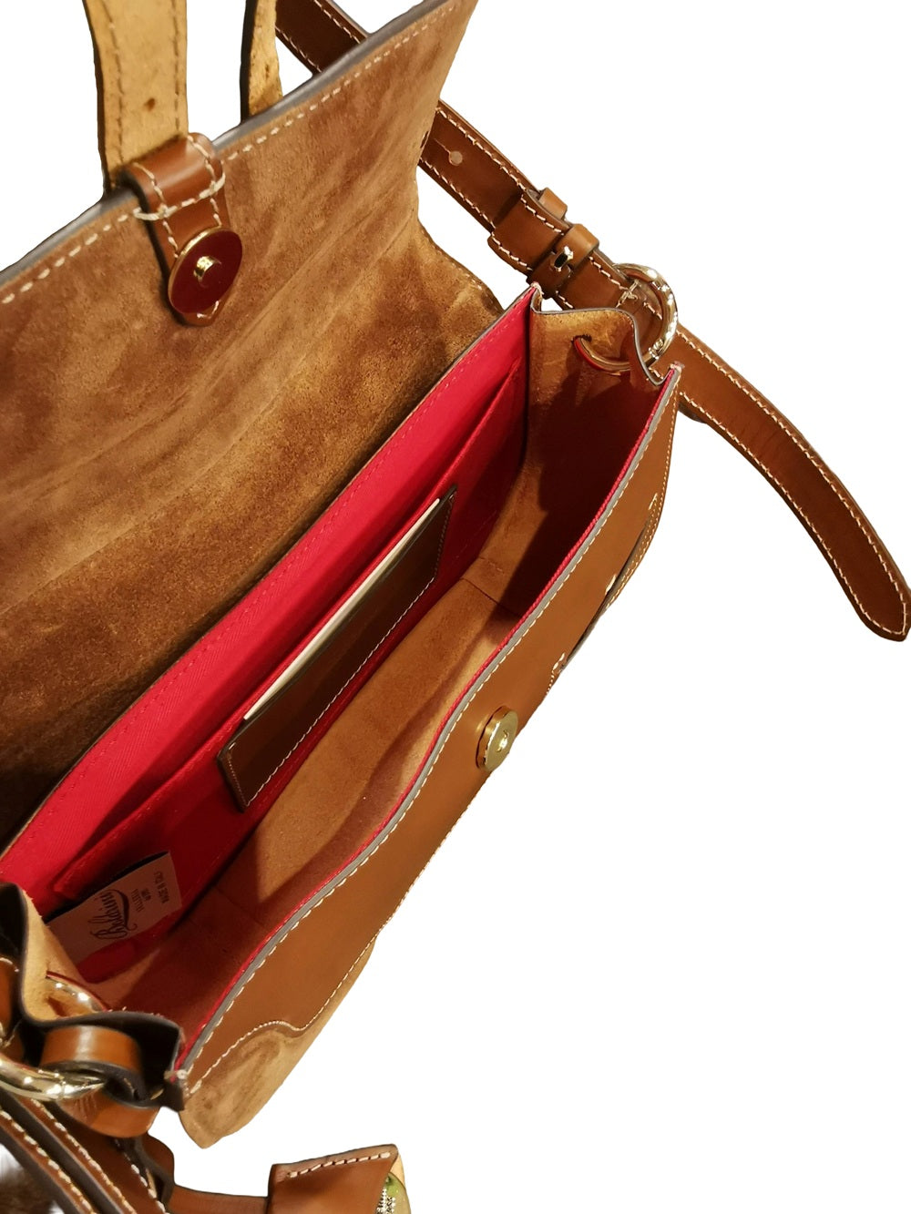 Small Leather Bag Boldrini 07654 Golden