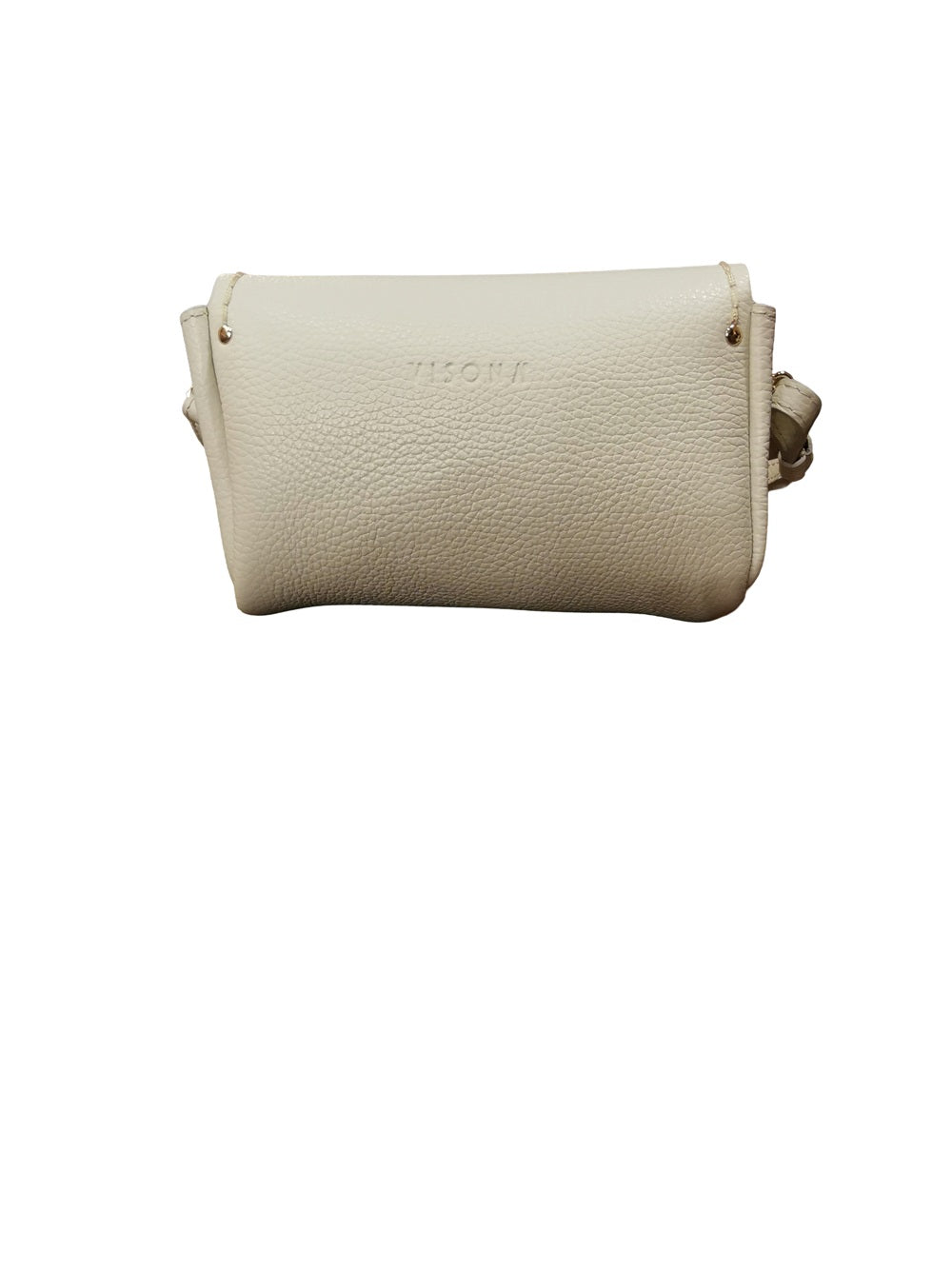 Borsa piccola in pelle con tracolla VISONA' 24805 Latte