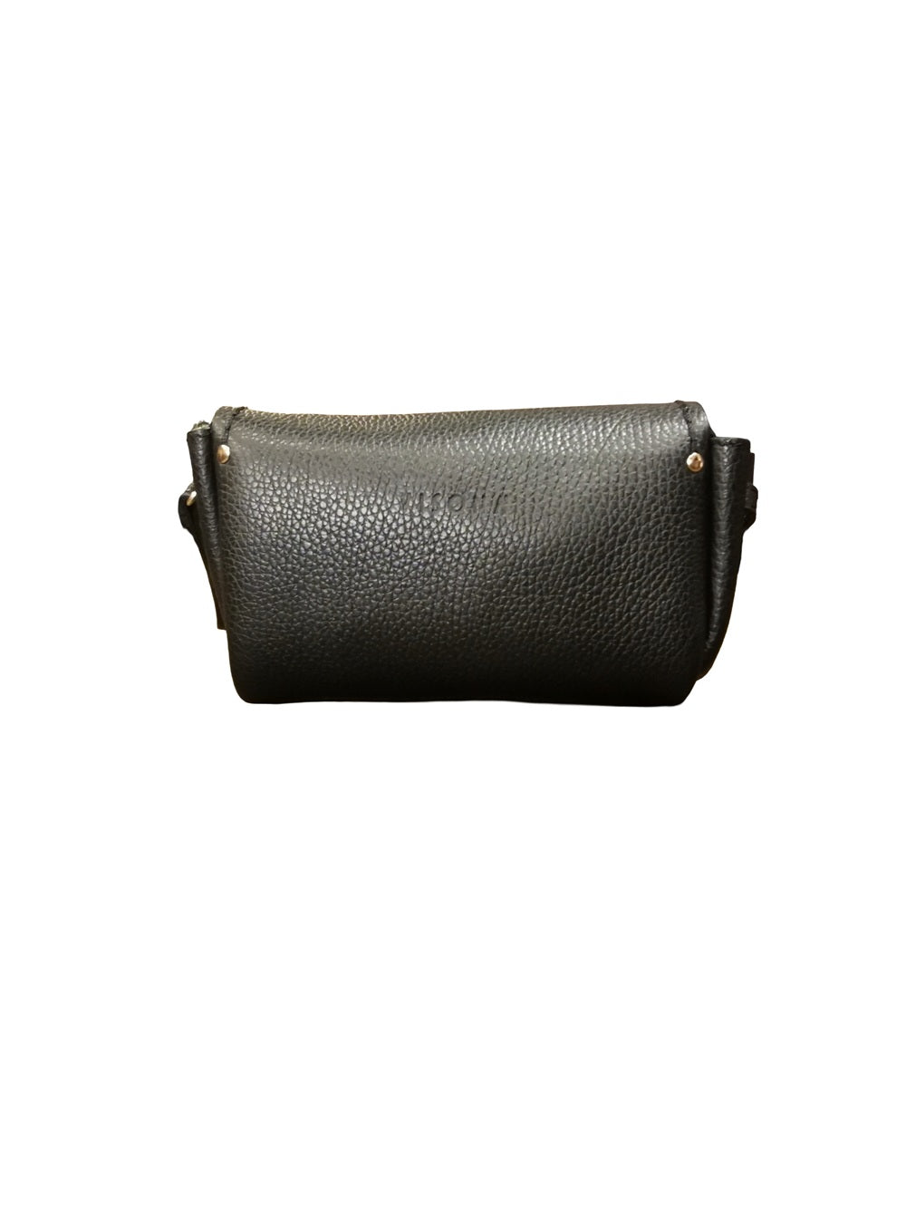 Borsa piccola in pelle con tracolla VISONA' 24805 Nero