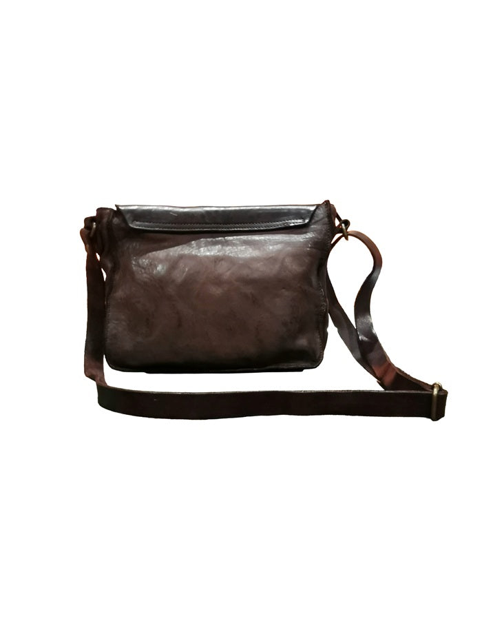 Borsa piccola in pelle Pelletteria Allegrini Filippo 1570 Testa di moro