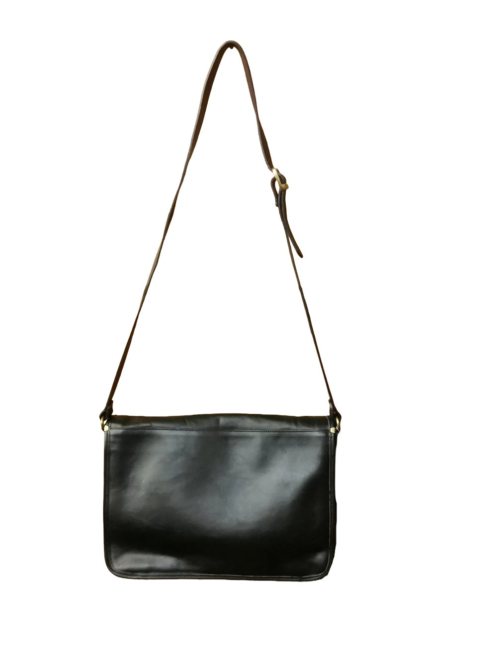 Borsa a postina di grandi dimensioni, perfetta come porta computer. Made in Italy