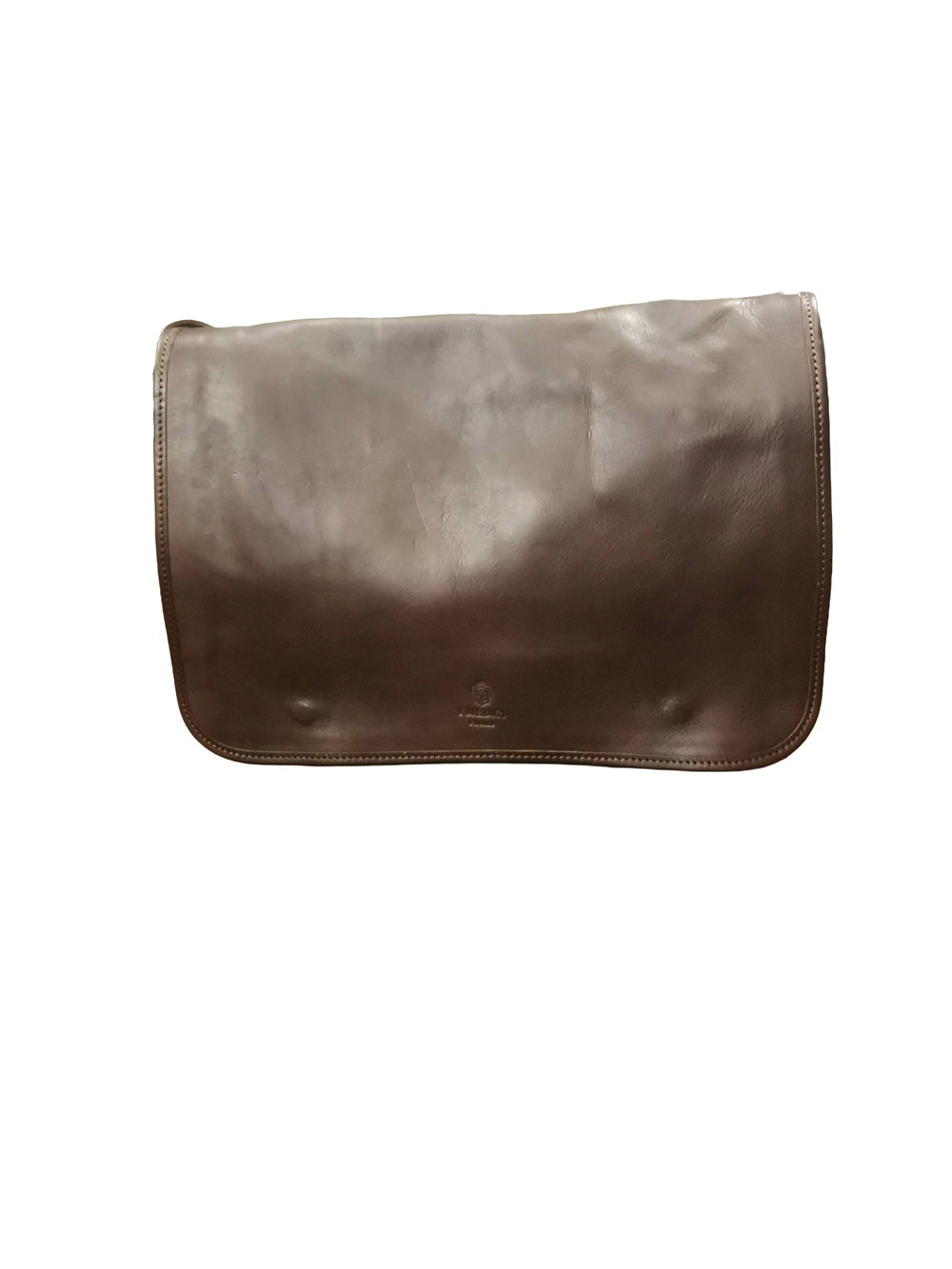 Borsa a postina di grandi dimensioni, perfetta come porta computer. Made in Italy