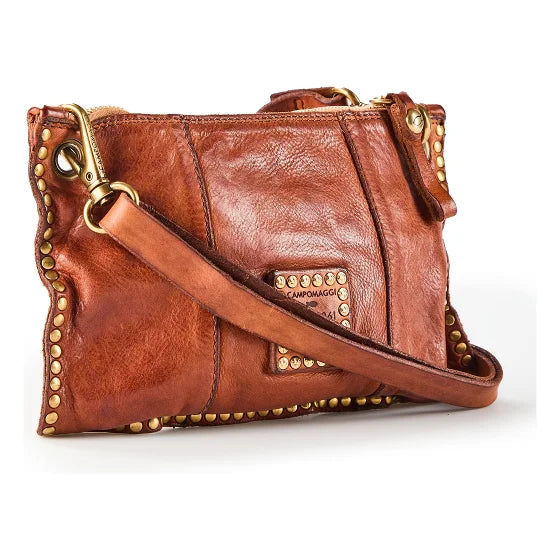 Borsa tracolla Ebe in pelle Campomaggi  C044360ND X0007 cognac