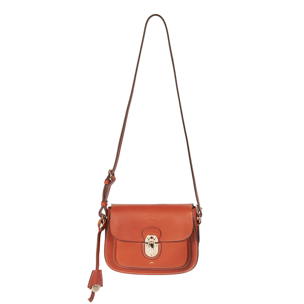 Borsa con tracolla in pelle Boldrini 07186 golden