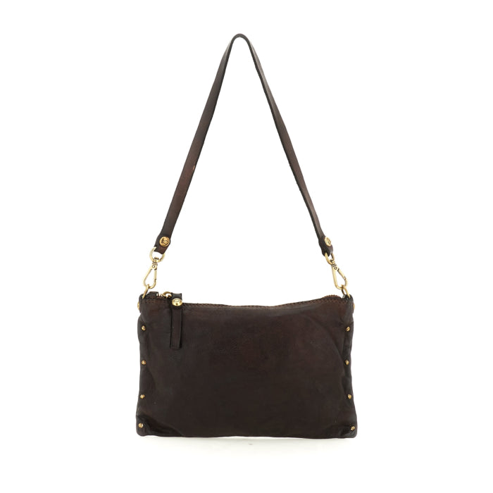 Borsa tracolla Lucca-Giulia in pelle Campomaggi  C043700ND X0007 Testa di Moro