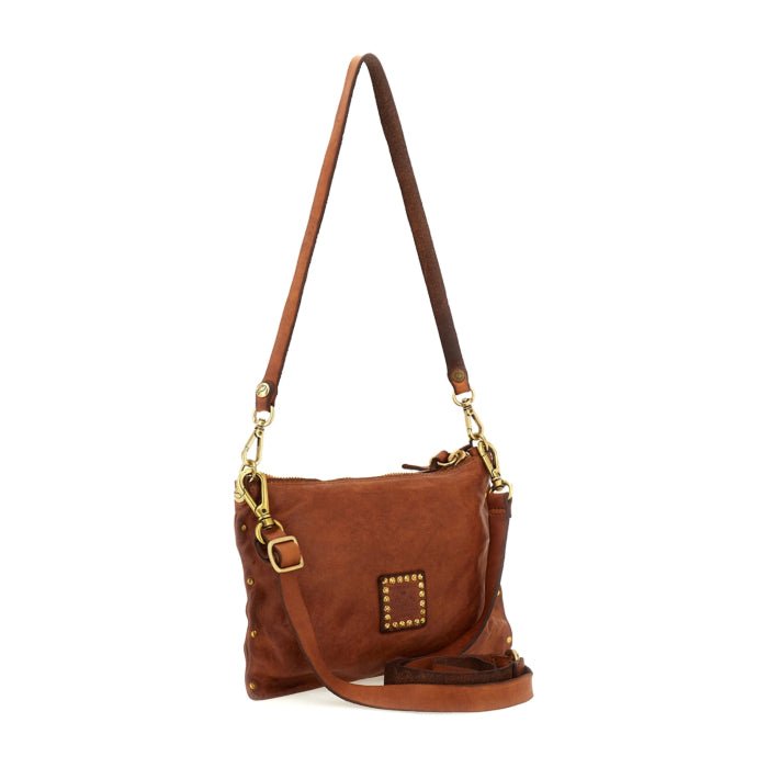 Borsa tracolla Lucca - Giulia in pelle Campomaggi C043700ND X0007 cognac - Pelletteria Allegrini
