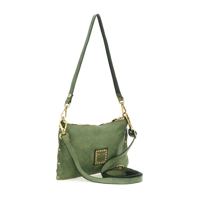 Borsa tracolla Lucca - Giulia in pelle Campomaggi C043700ND X0007 lago - Pelletteria Allegrini