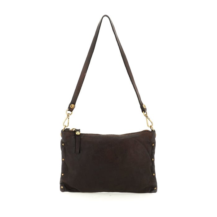 Borsa tracolla Lucca - Giulia in pelle Campomaggi C043700ND X0007 Testa di Moro - Pelletteria Allegrini