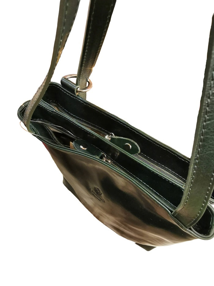 Leather bag/backpack I Medici 63/2900 Green