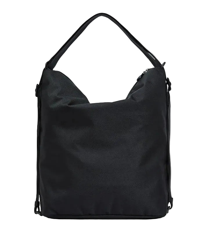 Handbag/backpack in fabric MD Mandarina Duck P10QMT09 Black