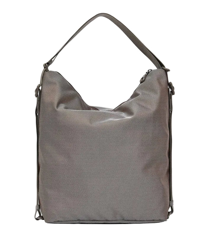 Handbag/backpack in fabric MD Mandarina Duck P10QMT09 Taupe