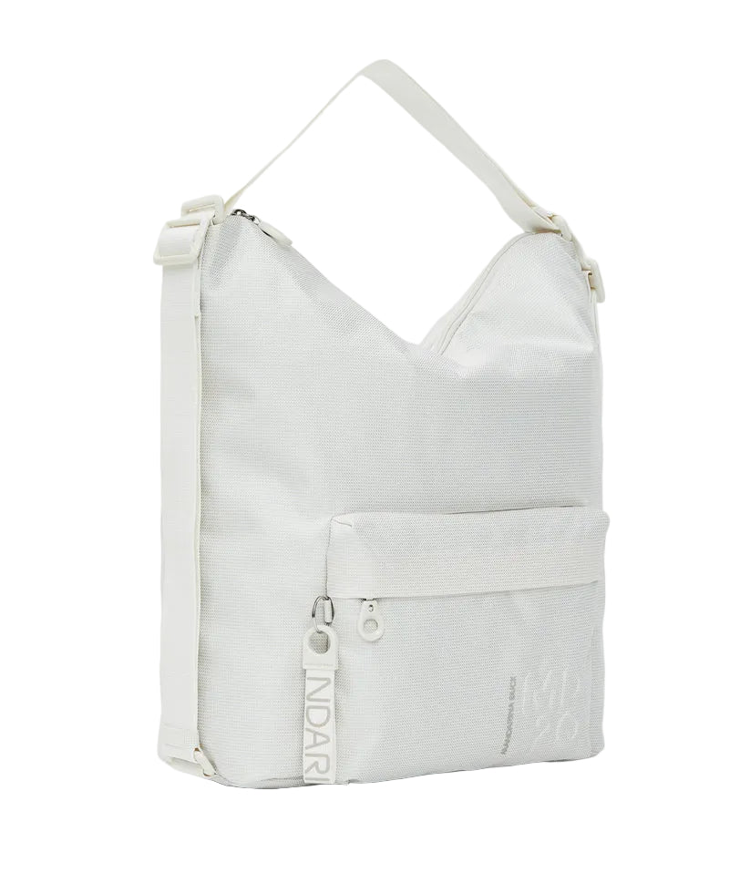 Borsa/zaino in tessuto MD20 Mandarina Duck P10QMT09 Latte