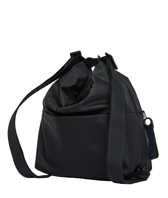 Bag/Backpack slide in fabric Md20 Mandarina Duck P10QMT38 Black