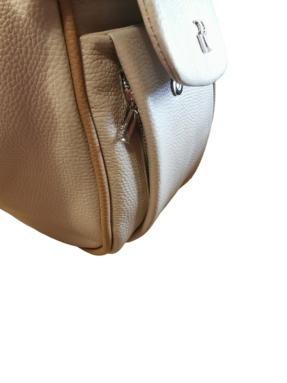 Borsa/zaino grande Bruno Rossi MLX14 Panna/Biscotto - Pelletteria Allegrini