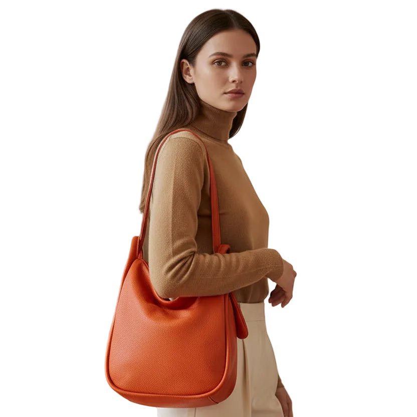 Borsa/zaino piccolo Bruno Rossi MLX14/P Rosso - Pelletteria Allegrini