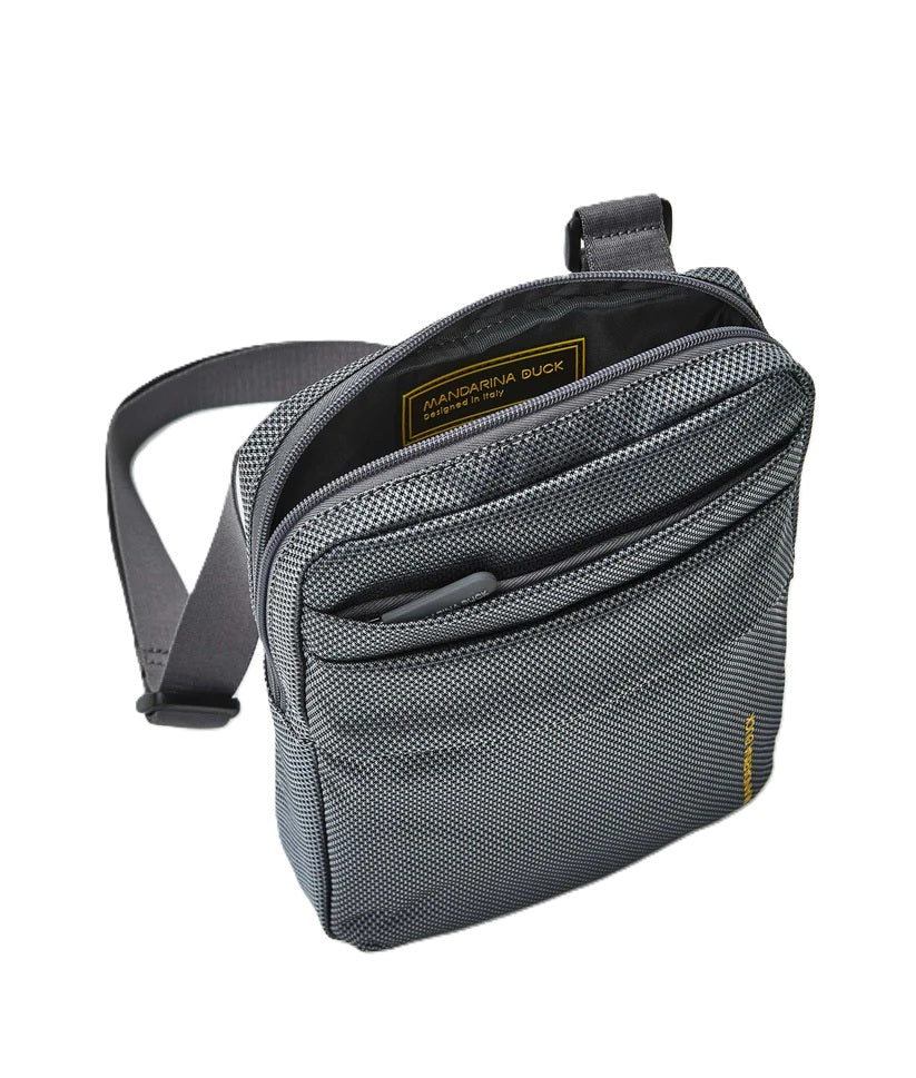 Borsello medio in tessuto Zephyr Mandarina Duck P10OTT01 Graphite