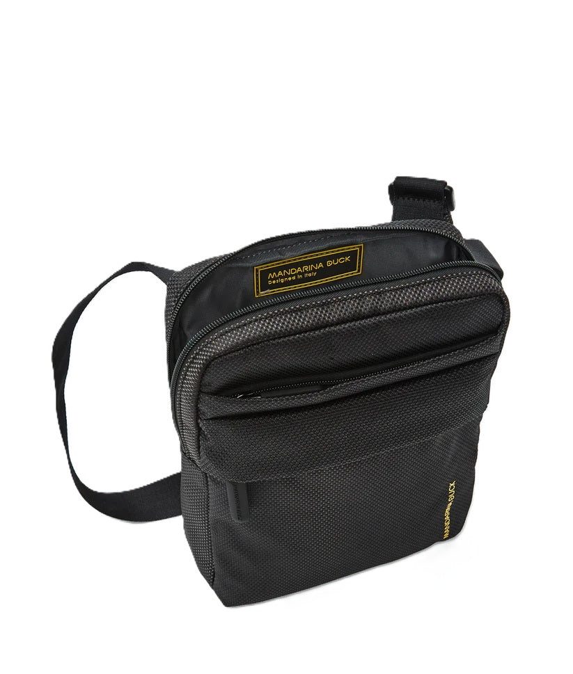 Borsello medio in tessuto Zephyr Mandarina Duck P10OTT01 Nero