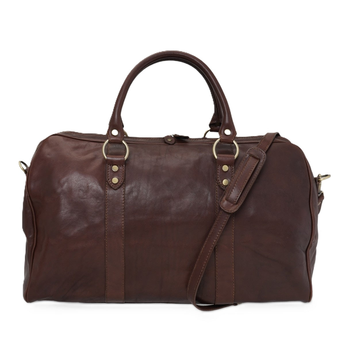 Borsone da viaggio in pelle I Medici 63/9275 Testa di moro