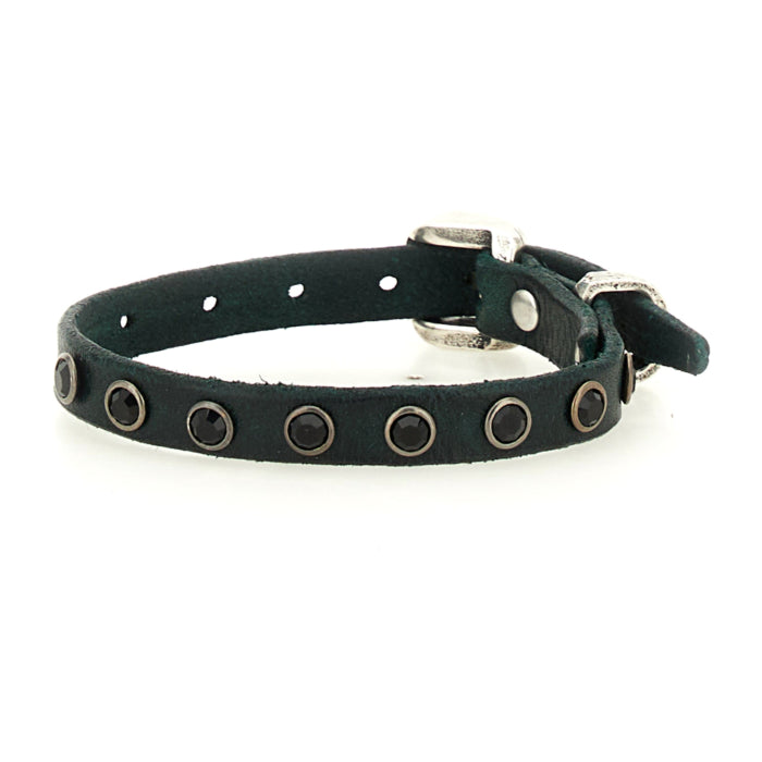 Bracciale Montepulciano in pelle Campomaggi C003390ND X3050 Nero