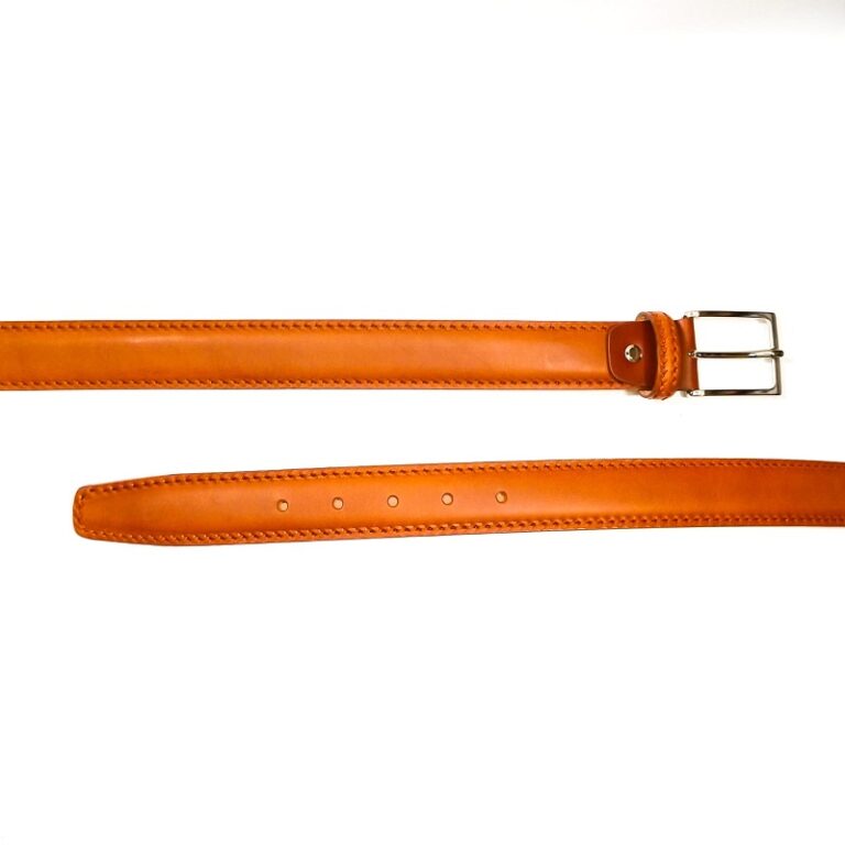 Cintura in Cuoio da uomo C102CUO MARCAPUNTO cognac
