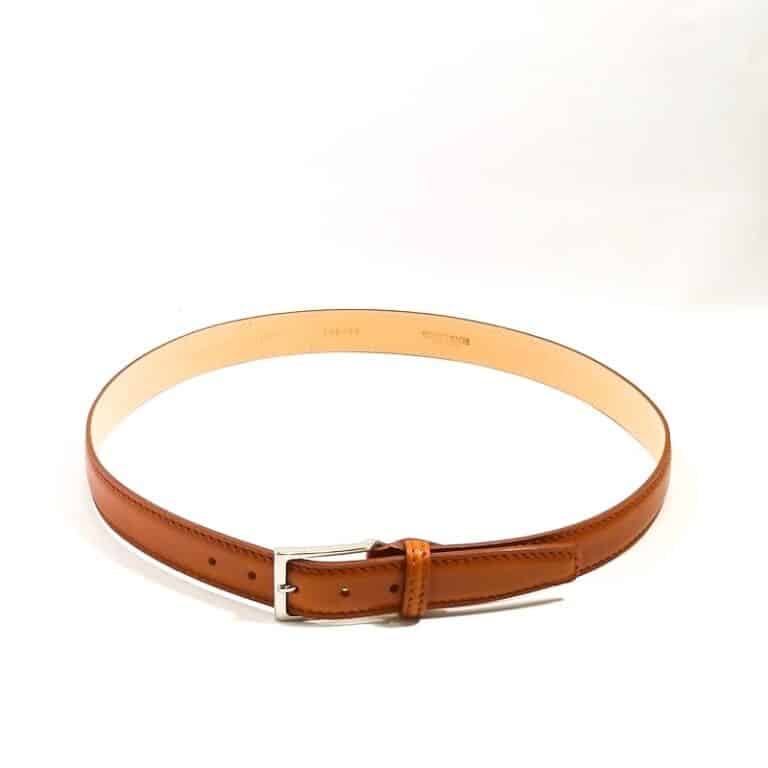 Cintura in Cuoio da uomo C102CUO MARCAPUNTO cognac