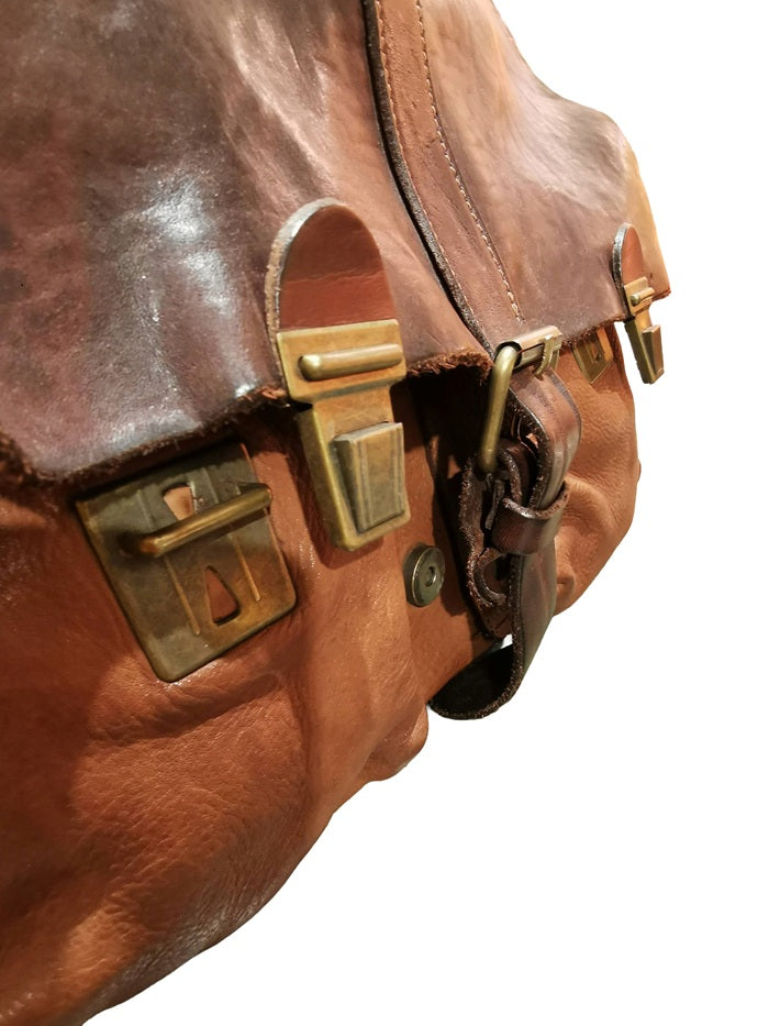 Cartella da lavoro in pelle Pelletteria Allegrini Filippo 1299 Marrone