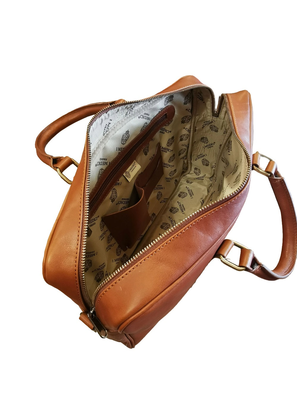 Cartella due manici in pelle I Medici 63/110L Marrone