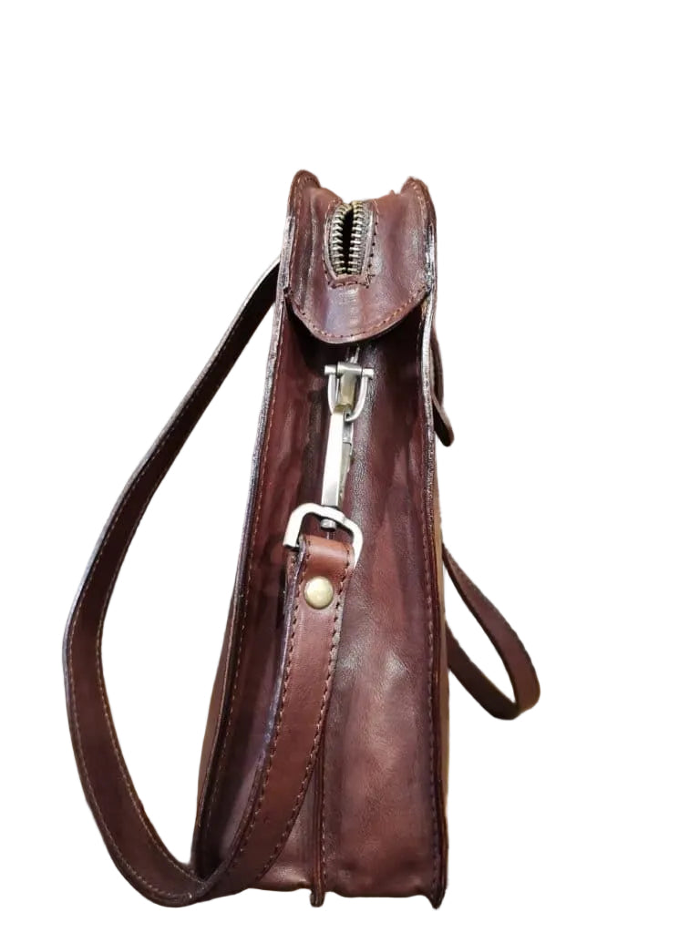 Cartella due manici in pelle I Medici 63/083 testa di moro