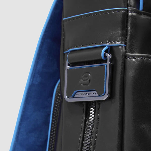 Cartella in pelle con patta Piquadro CA3111B2 Nero