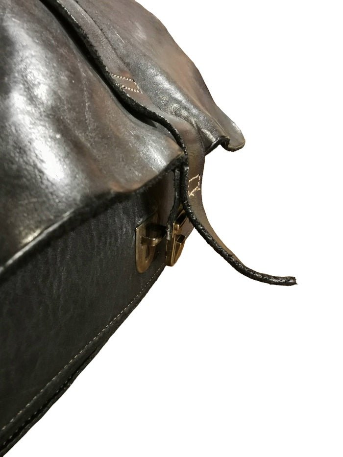 Cartella in pelle Pelletteria Allegrini Filippo 1596 Nero - Pelletteria Allegrini