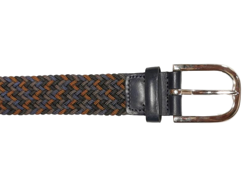 Cintura elasticizzata Pelletteria Allegrini Filippo S37 Marrone