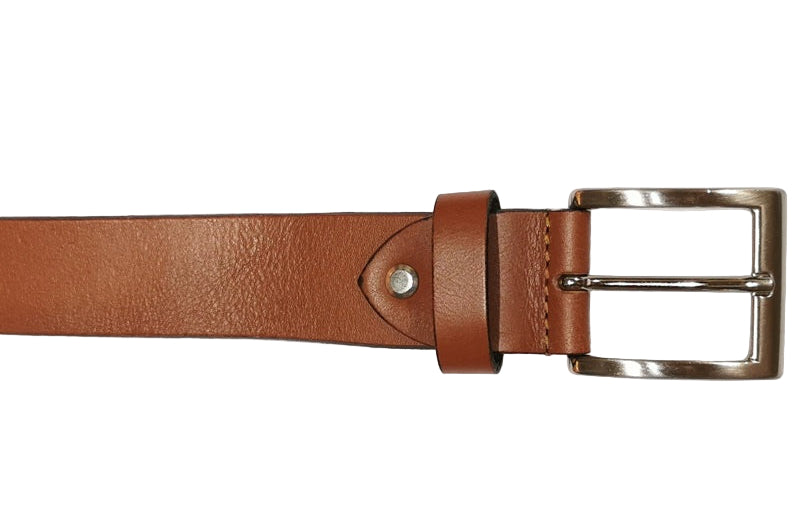 Cintura in Cuoio Pelletteria Allegrini Filippo 9386/35 Marrone