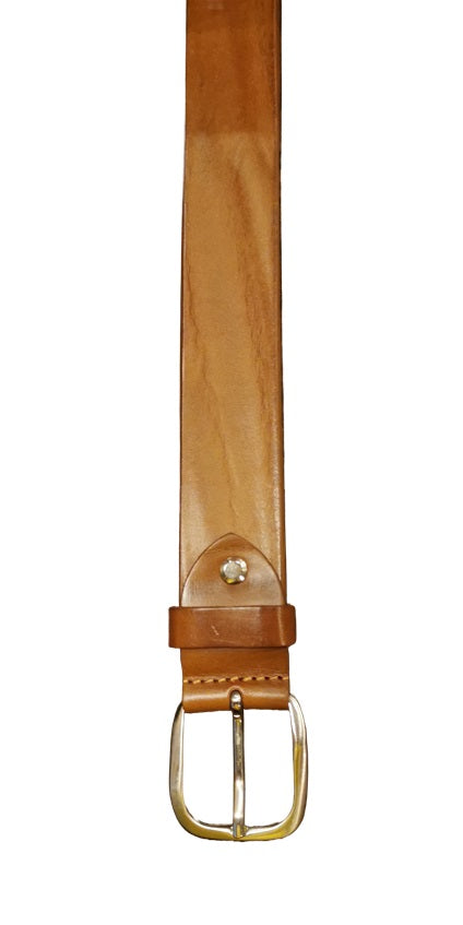 Cintura in pelle effetto vintage Pelletteria Allegrini Filippo 2277/35 Cuoio