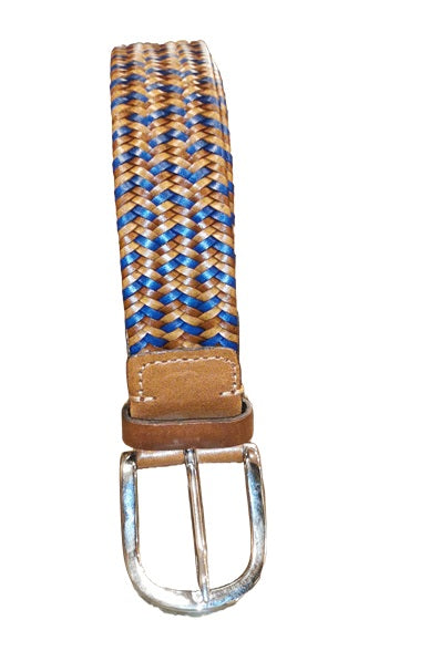 Cintura in pelle intrecciata Pelletteria Allegrini Filippo STD142 Coloniale