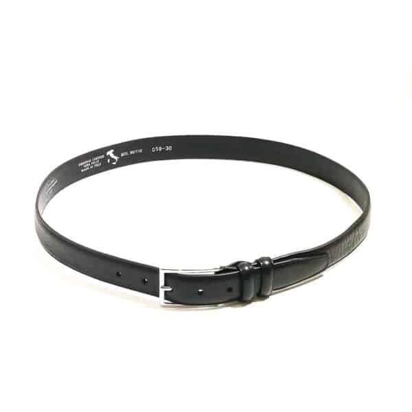 Cintura in pelle Pelletteria Allegrini Filippo 059/30OF nero