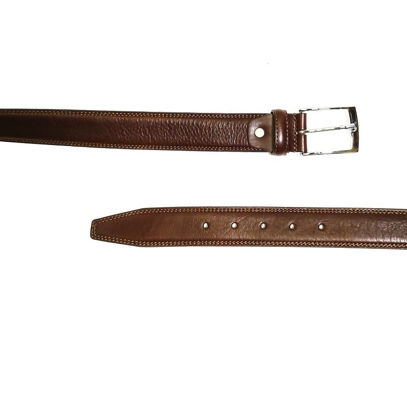 Cintura in pelle Pelletteria Allegrini Filippo 069/35 testa di moro