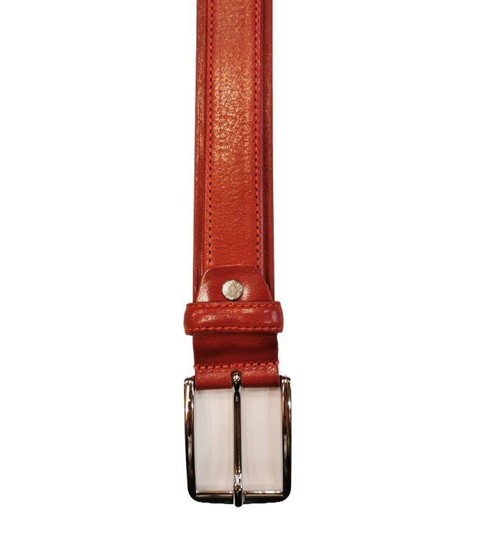 Cintura in pelle Pelletteria Allegrini Filippo 089/35 rosso