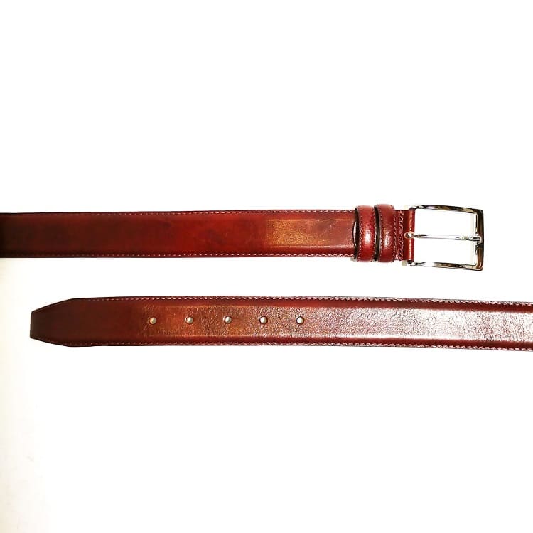 Cintura in pelle Pelletteria Allegrini Filippo 103/35 bordeaux