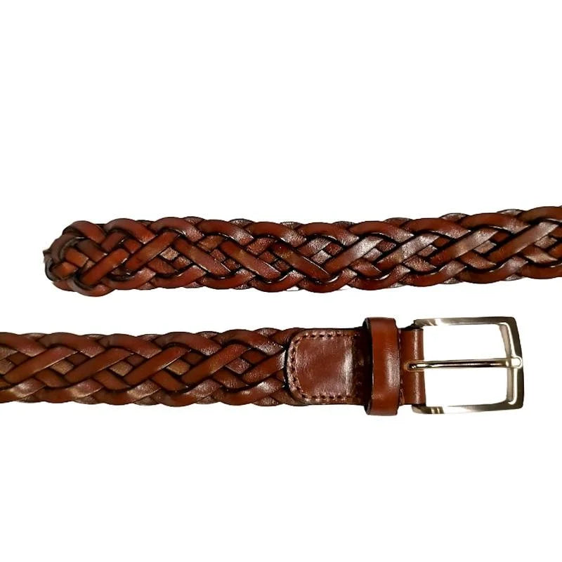 Cintura Intrecciata Pelletteria Allegrini 6189/7635 Cuoio