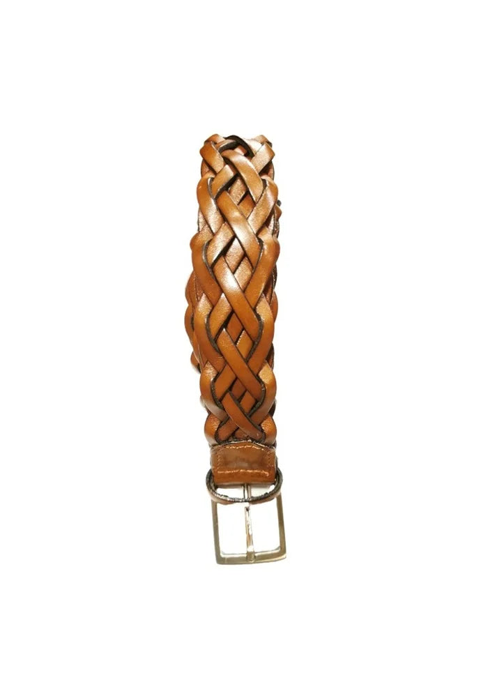 Cintura Intrecciata Pelletteria Allegrini 6189/7635 Miele