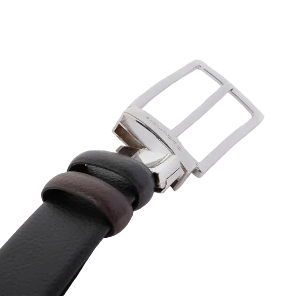 Cintura uomo reversibile con fibbia ad ardiglione Piquadro CU4209MO Nero/Marrone