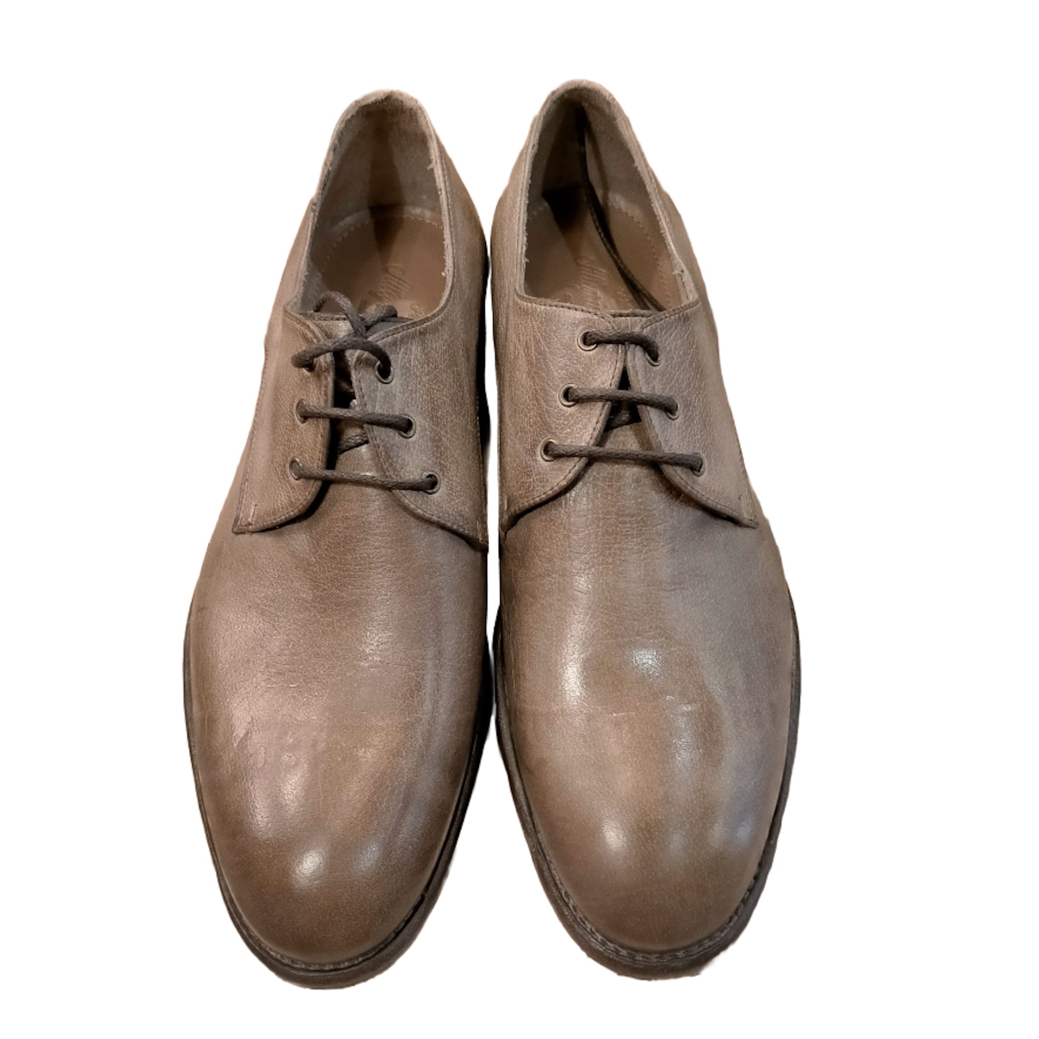 Scarpa da uomo in pelle Pelletteria Allegrini E126 Taupe