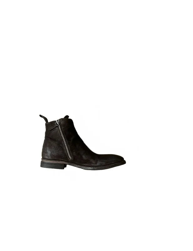 Stivaletto da donna con zip in pelle D284