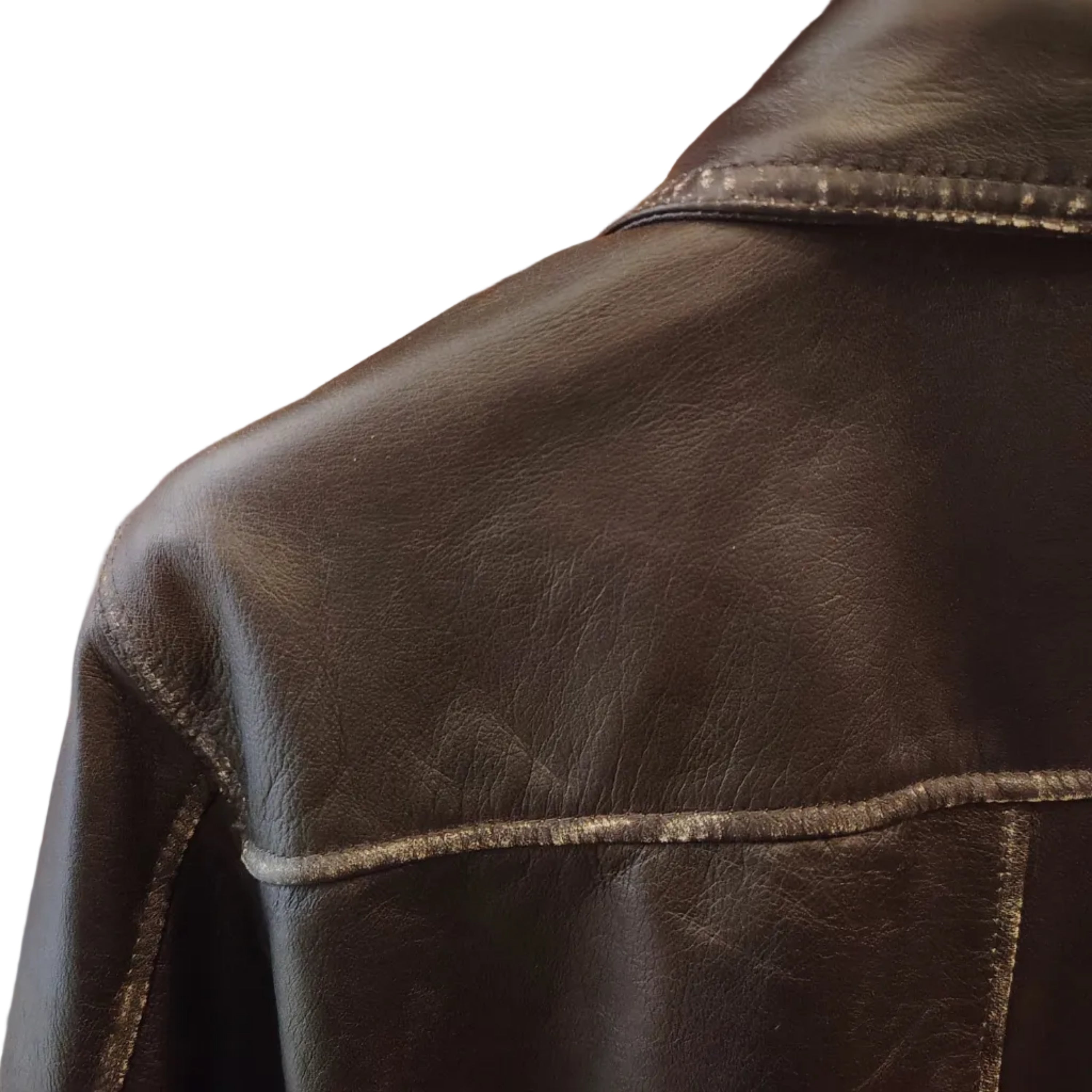 Giacca in pelle Pelletteria Allegrini Filippo CATANIA/Tundra Marrone