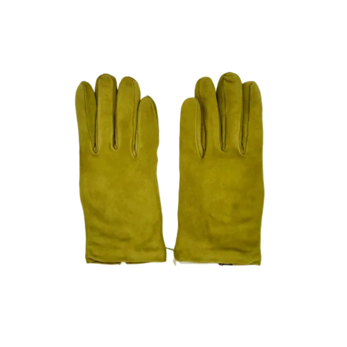 Women's suede leather gloves Pelletteria Allegrini Filippo G300 light green